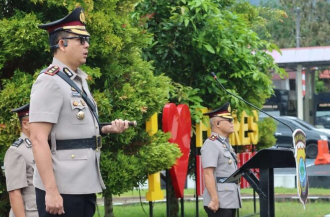 
					Kapolres Minahasa Pimpin Upacara Peringatan Hari Juang Polri