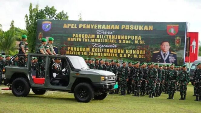 
					Pasukan TNI AD di Wilayah Kalimantan Tengah Resmi Diserahkan ke Kodam XXII/Tambun Bungai
