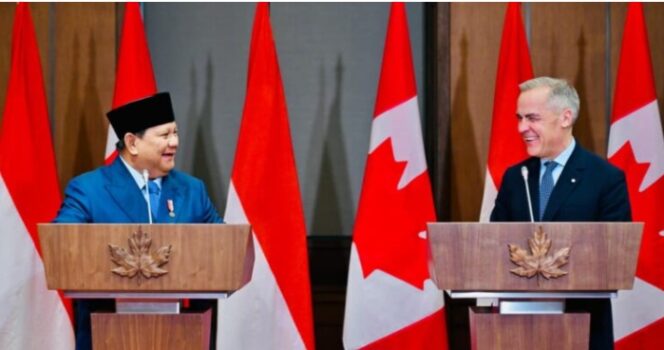 
					Momen Canda Prabowo Ke PM Carney, Ingin Jadi Polisi Berkuda Kanada