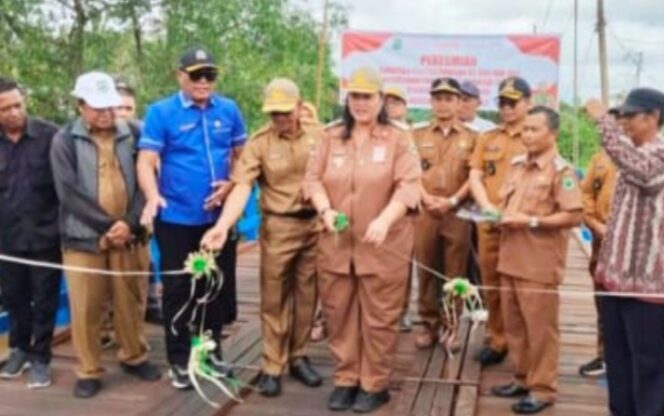 
					Jembatan Penyeberangan Panamas – Pangkalan Rekan Diresmikan