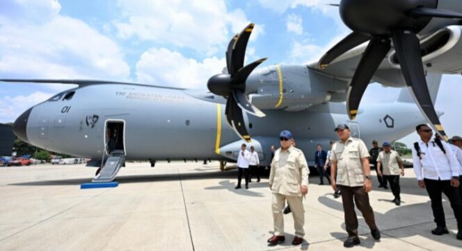 
					Presiden Prabowo Serahkan Airbus A400M/MRTT Alpha 4001 untuk Perkuat Kekuatan Angkatan Udara Indonesia