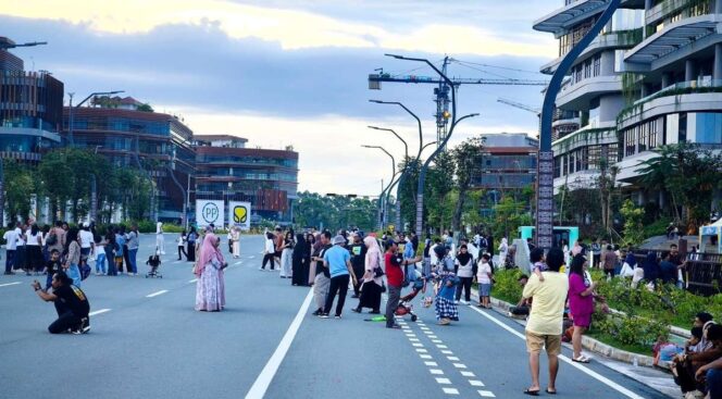 
					Momen Nataru, 37 Ribu Pengunjung Padati IKN