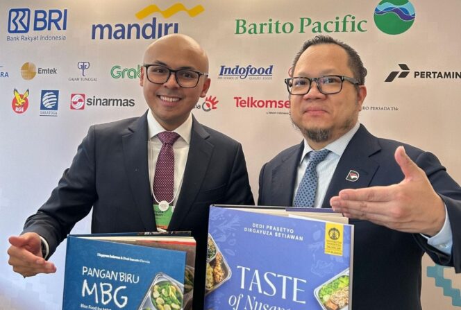 
					Buku MBG ‘Rasa Bhayangkara Nusantara’ Dipamerkan di WEF Swiss 2026