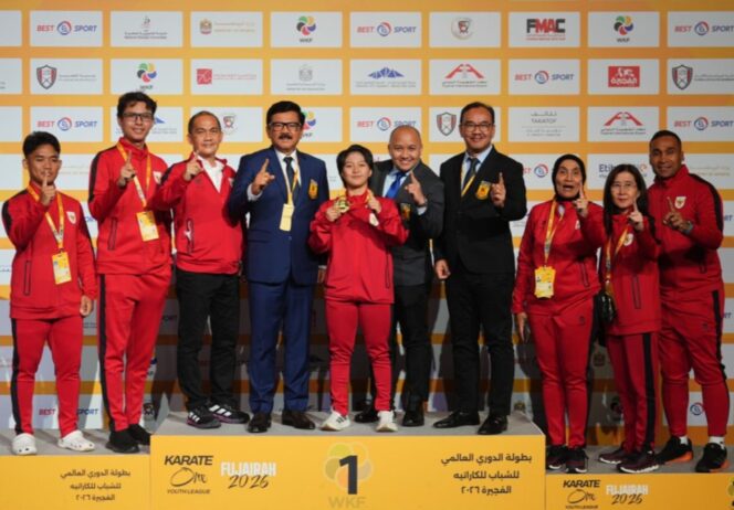 
					Zaskia Putri Salurante Raih Emas WKF Youth League Fujairah 2026