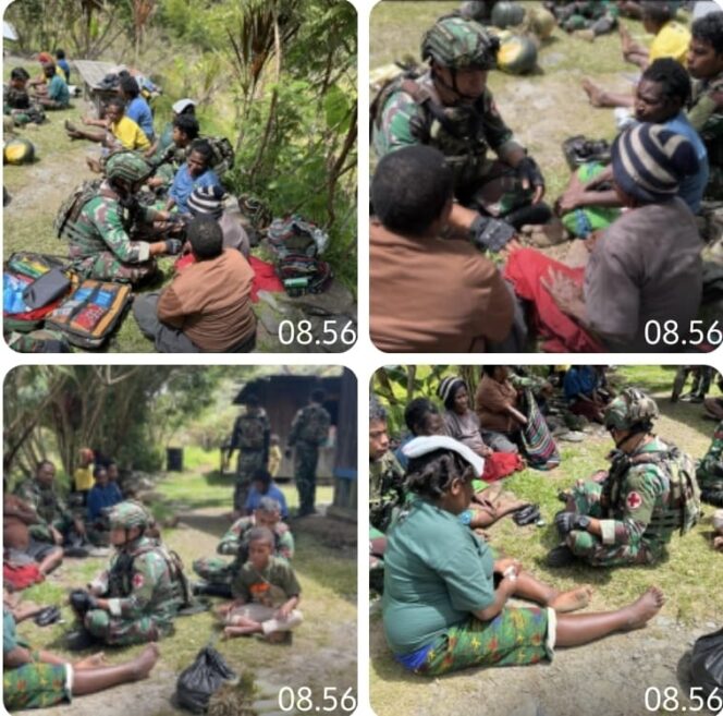 
					Menguatkan Harapan di Pedalaman Papua, Satgas 743/PSY Bawa Pelayanan Kesehatan Gratis Ke Kampung Ginnik