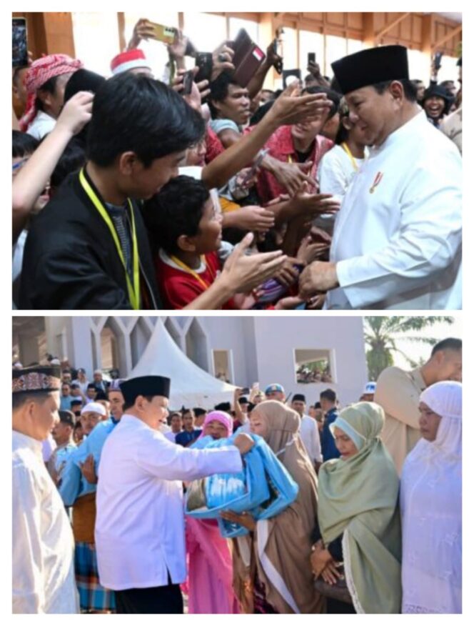 
					Hangatnya Lebaran di Istana, Presiden Prabowo Sapa Ribuan Warga dalam Gelar Griya 1447 H