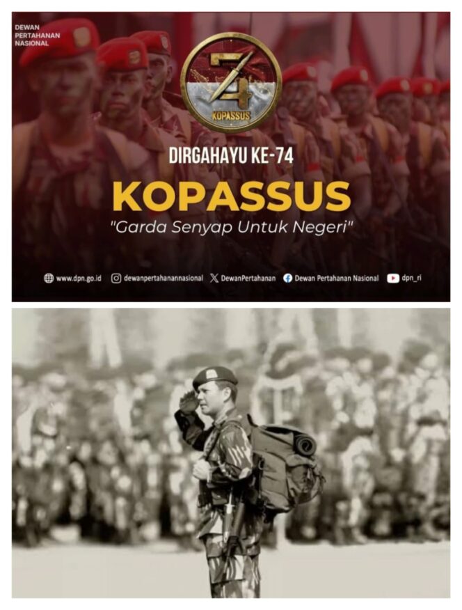 
					HUT ke-74 Kopassus: Garda Senyap untuk Negeri, Tegaskan Pengabdian tanpa Pamrih
