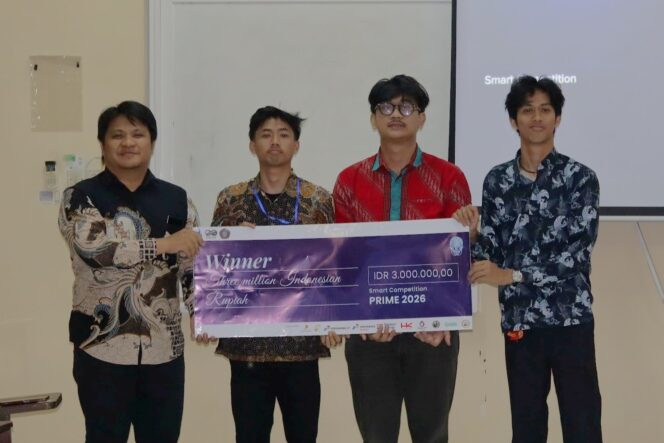 
					3 Mahasiswa Geologi ITB Ukir Prestasi Nasional, Raih Juara 1 Smart Competition PRIME 2026