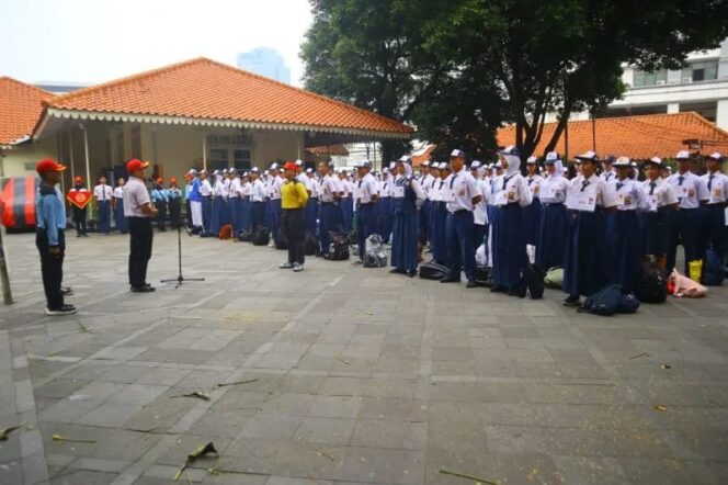 
					Purna Paskibra Gedung Joang 45 gelar seleksi untuk upacara 17 Agustus