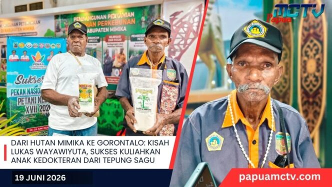 
					Dari Hutan Mimika ke Gorontalo: Kisah Lukas Wayawiyuta, Sukses Kuliahkan Anak Kedokteran dari Tepung Sagu