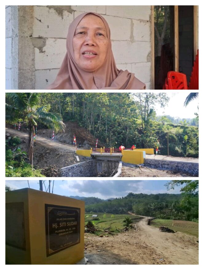 
					Kisah Nyata Hj Siti Srimulati Bangun Jalan 2,5 Kilometer dan Dua Jembatan Pakai Tabungan hingga Jual Emas