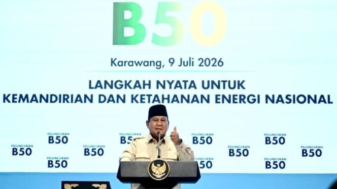 
					Luncurkan Biodiesel B50, Presiden Prabowo: Kemandirian Energi adalah Pilar Kedaulatan Bangsa