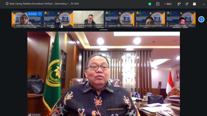 
					WKMA Yudisial Resmi Buka Pelatihan Kecerdasan Artifisial Bagi Hakim dengan Tema Kejahatan, Batas Etika dan Pemanfaatan di Pengadilan Gelombang 1