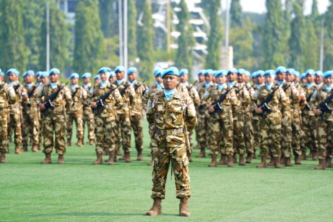 
					638 Prajurit TNI Berangkat ke Kongo, Bawa Mandat PBB Lindungi Warga Sipil