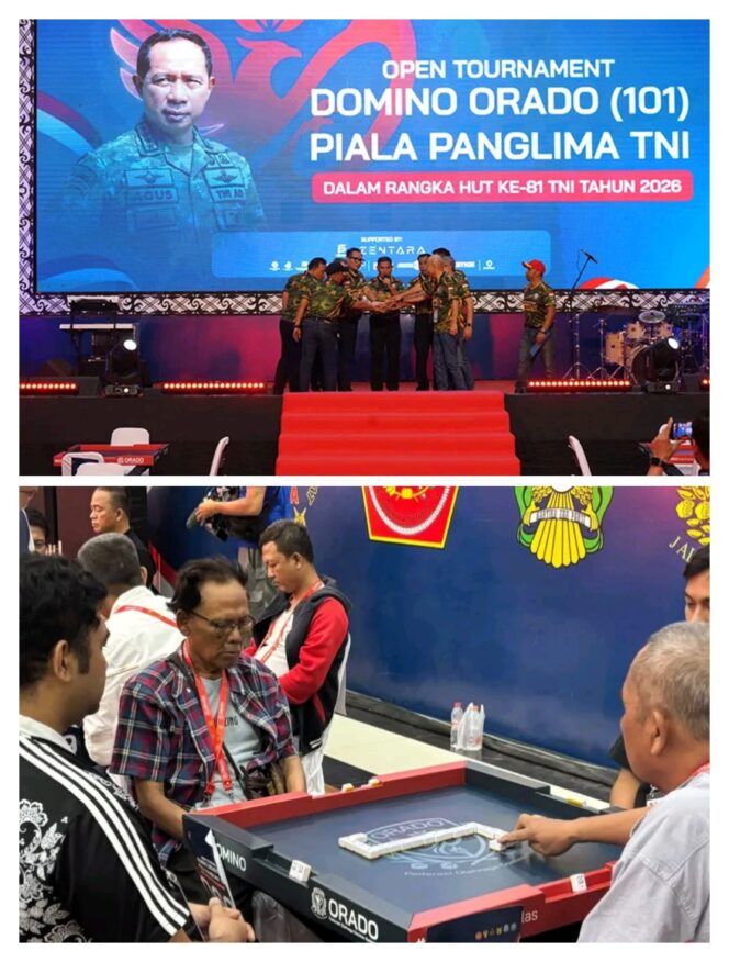 
					Turnamen Domino Piala Panglima TNI Pecahkan Rekor MURI