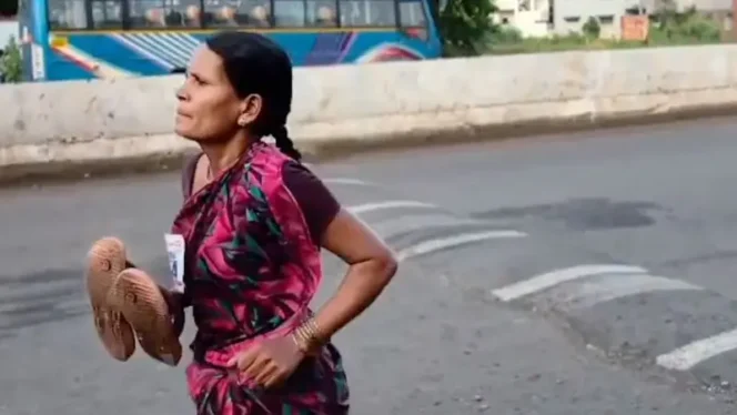 
					Kisah ibu di India yang ikut lomba lari tanpa alas kaki demi beli perlengkapan sekolah anaknya