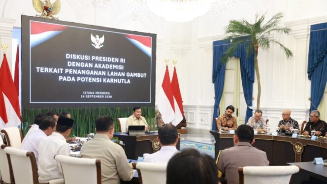 
					Presiden Prabowo Bahas Penanganan Kebakaran Lahan Gambut Bersama Akademisi