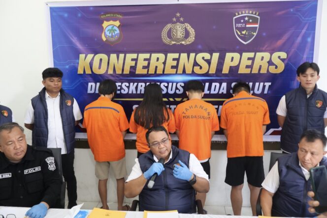 
					Polda Sulut Ringkus Komplotan Eks Scam Kamboja, Raup Rp1 Miliar dari Love Scamming dan Investasi Bodong