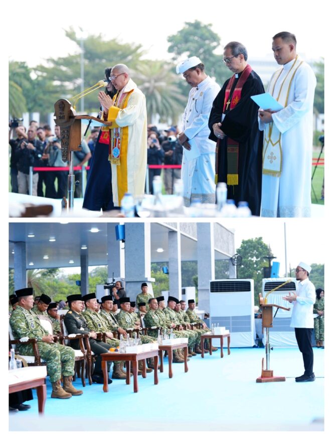 
					TNI Gelar Doa Bersama Lintas Agama, Perkuat Persatuan dan Kebersamaan Sambut HUT ke-81