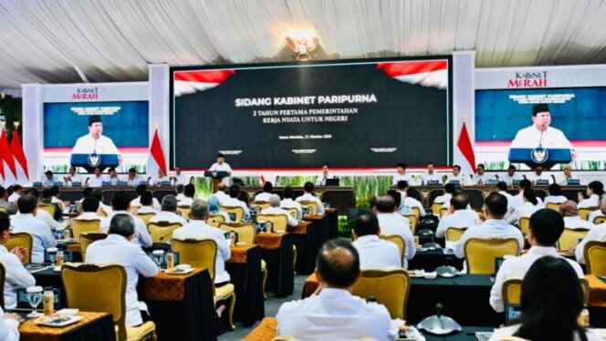 
					Presiden Prabowo Pimpin Sidang Kabinet Paripurna: Dua Tahun Pemerintahan Kerja Nyata untuk Negeri